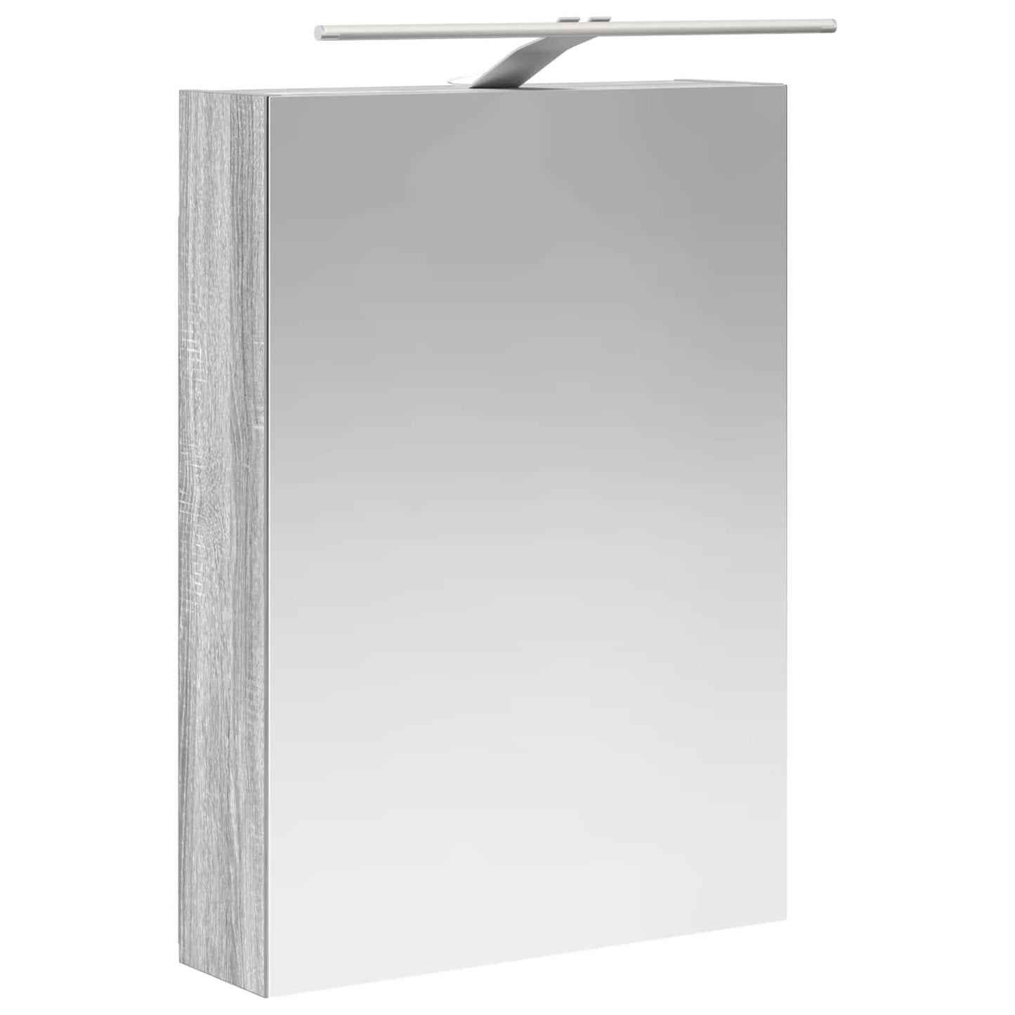 Badkamermeubelset 5 pcs Grijs Sonoma Bewerkt hout en glas is nu te koop bij PeponiXL, paradijselijk wonen!