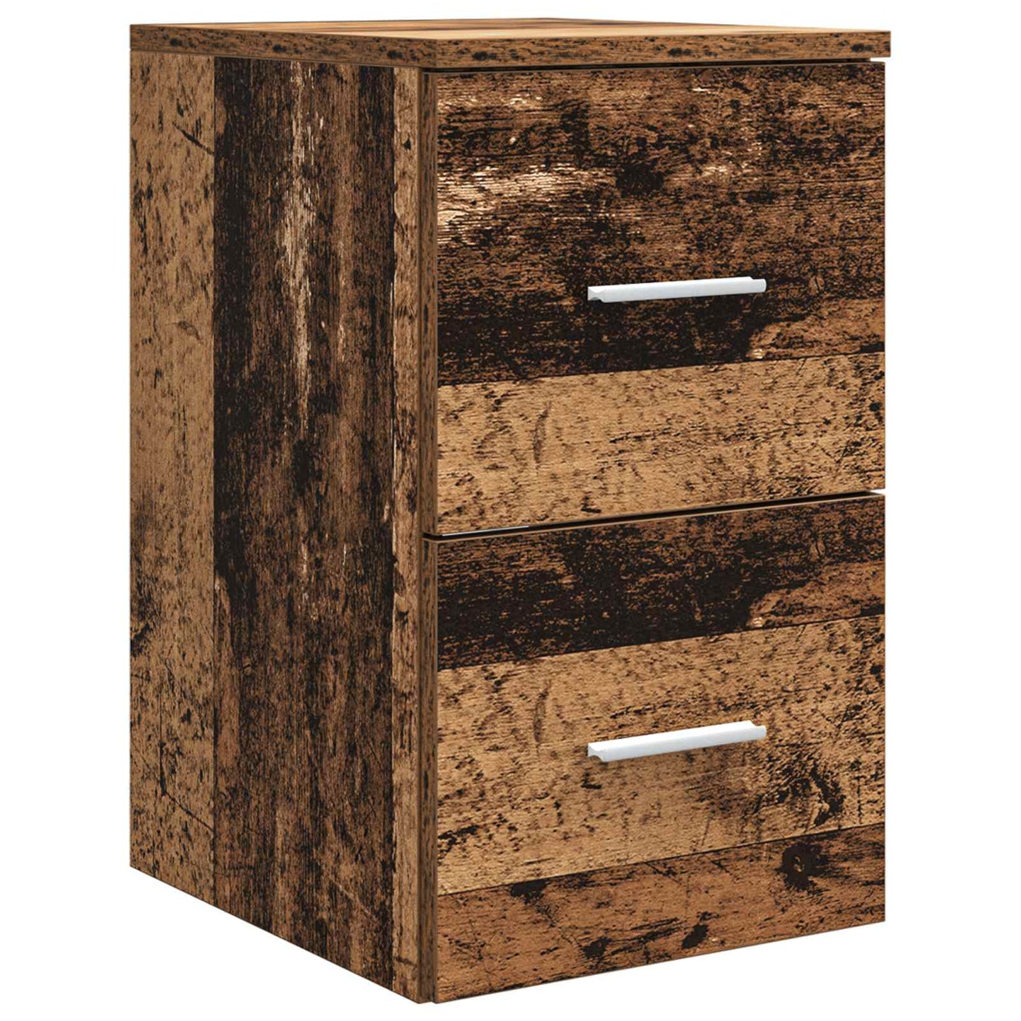 Badkamermeubelset 5 pcs Oud hout Bewerkt hout en glas is nu te koop bij PeponiXL, paradijselijk wonen!