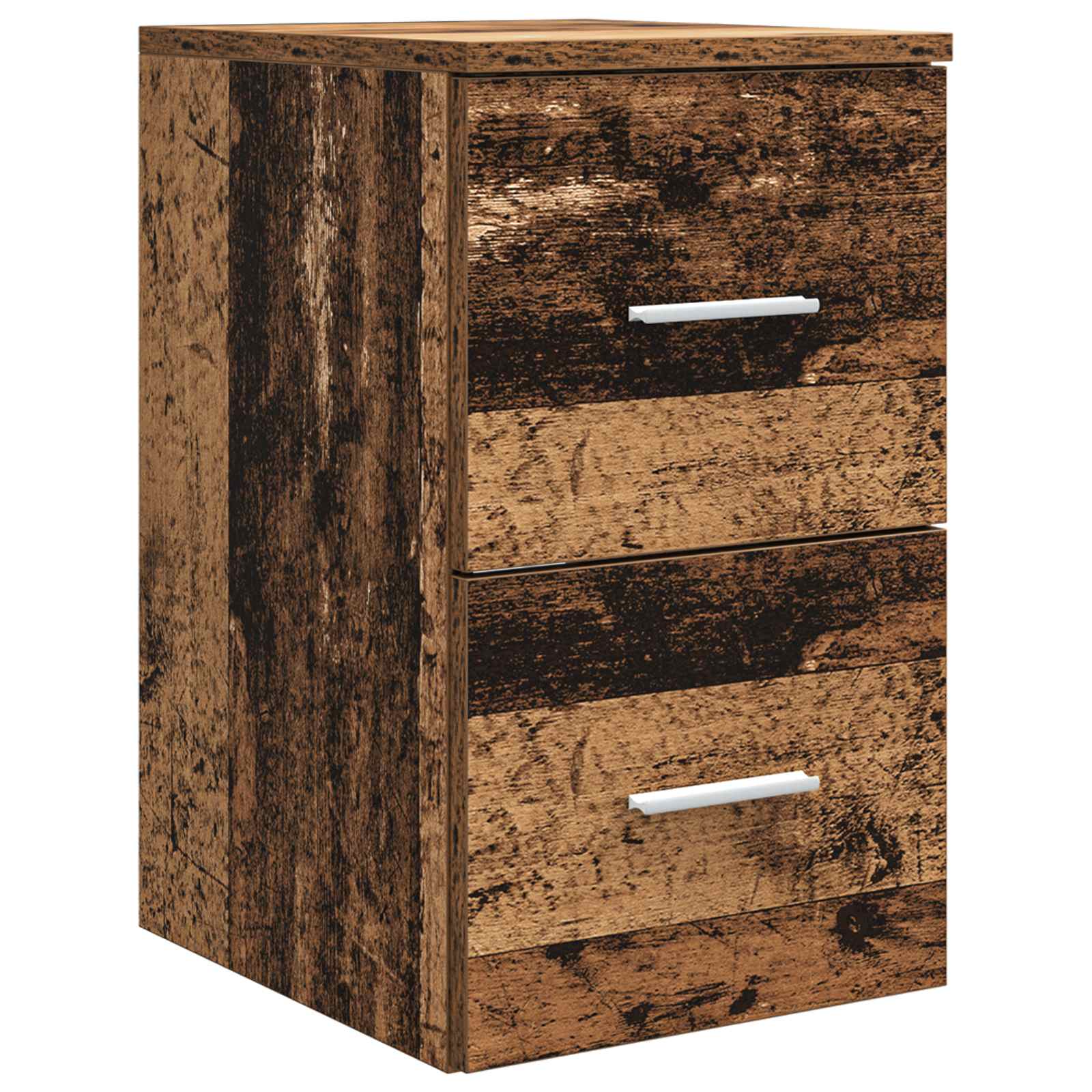 Badkamermeubelset 5 pcs Oud hout Bewerkt hout en glas is nu te koop bij PeponiXL, paradijselijk wonen!