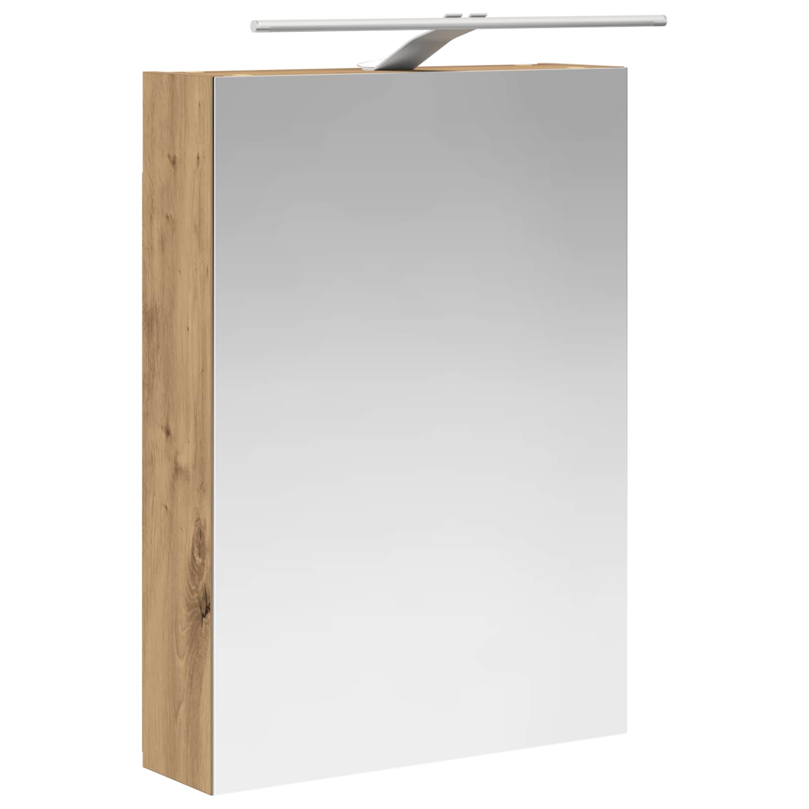 Badkamermeubelset 5 pcs Artisanaal eiken Bewerkt hout en glas is nu te koop bij PeponiXL, paradijselijk wonen!