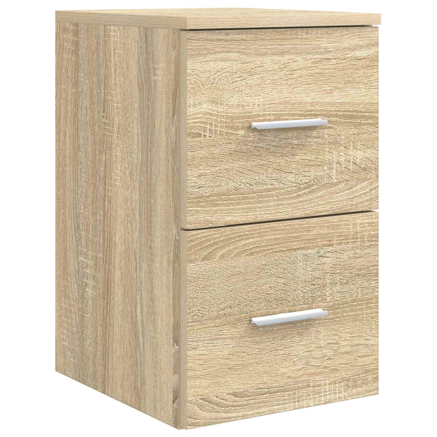 Badkamermeubelset 5 pcs Sonoma Eiken Bewerkt hout en glas is nu te koop bij PeponiXL, paradijselijk wonen!