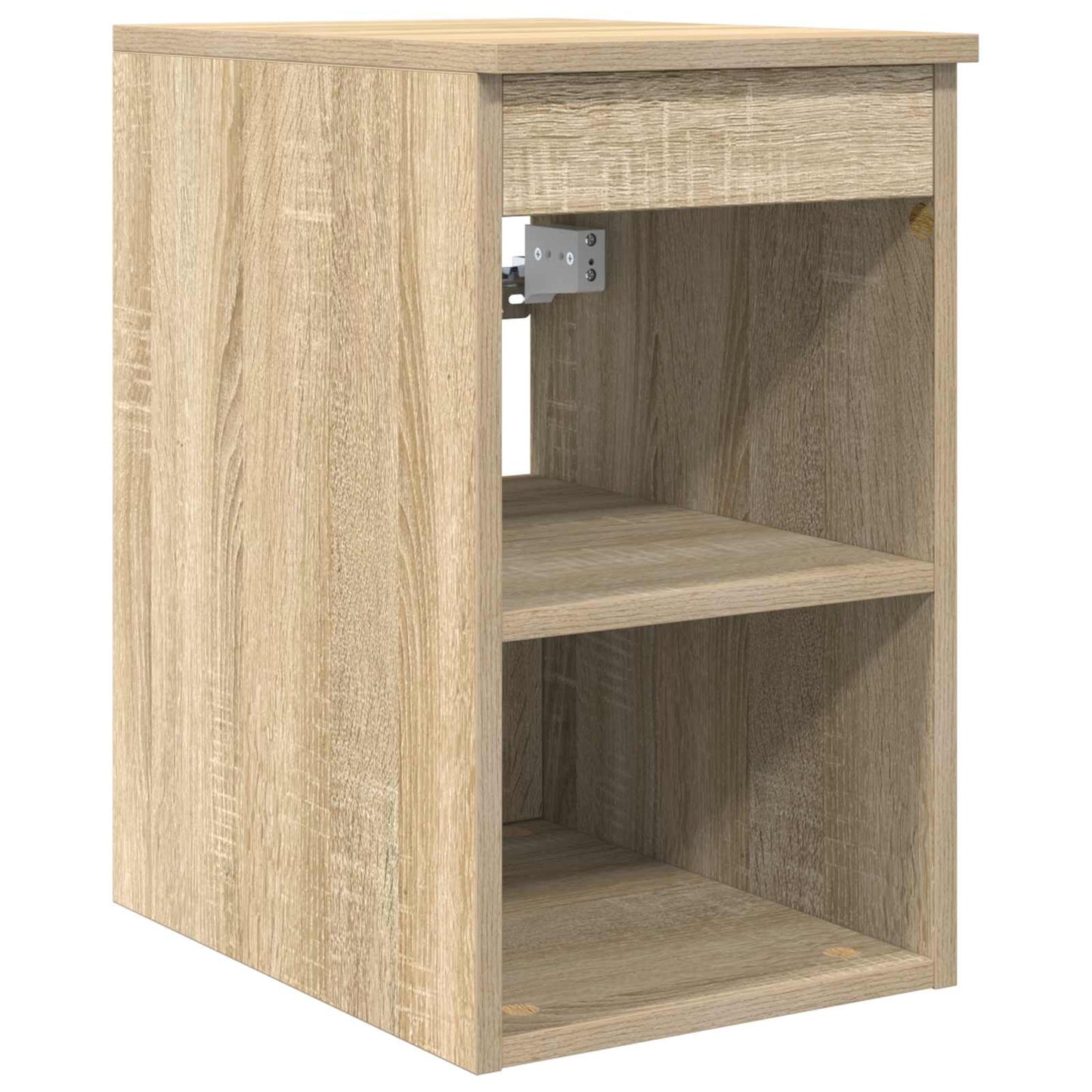 Badkamermeubelset 5 pcs Sonoma Eiken Bewerkt hout en glas is nu te koop bij PeponiXL, paradijselijk wonen!