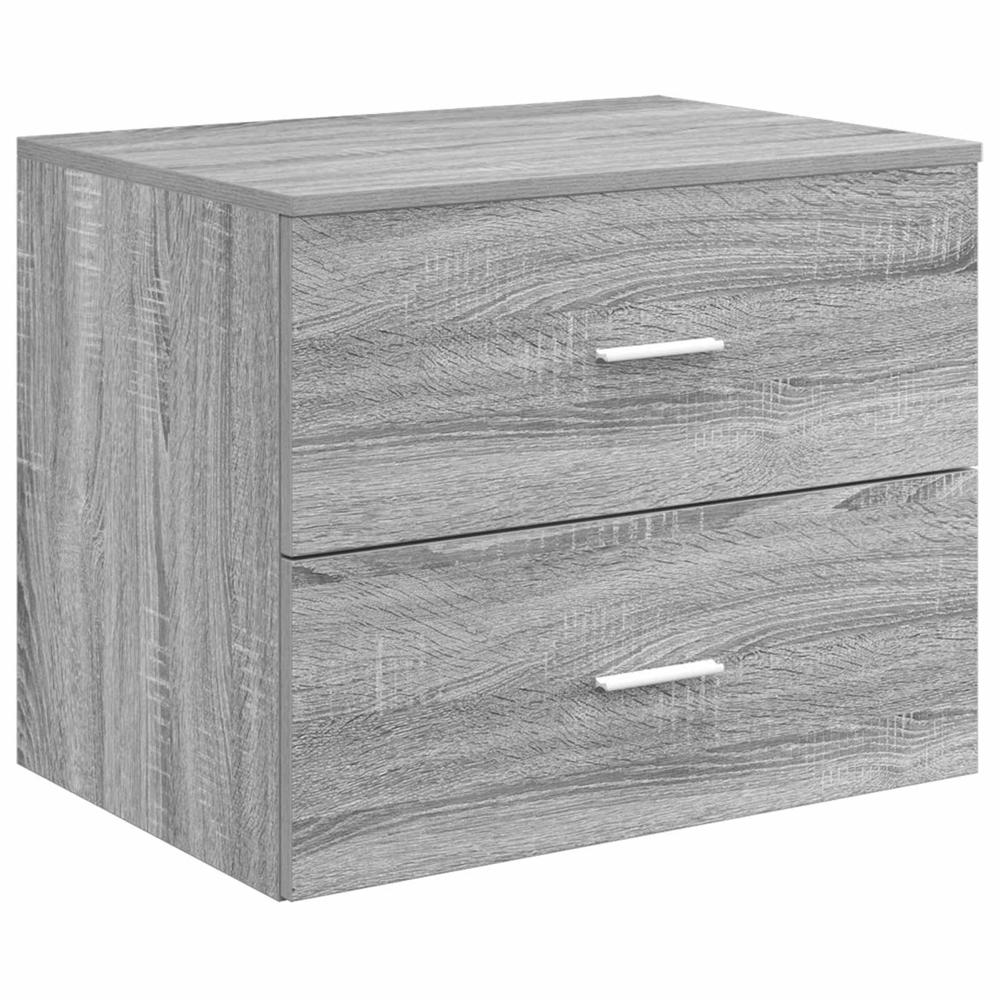 Badkamermeubelset 5 pcs Grijs Sonoma Bewerkt hout en glas is nu te koop bij PeponiXL, paradijselijk wonen!