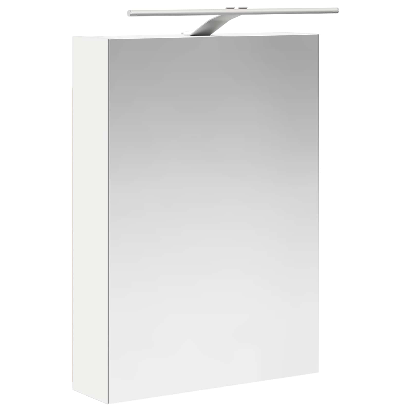 Badkamermeubelset 5 pcs Wit Bewerkt hout en glas is nu te koop bij PeponiXL, paradijselijk wonen!