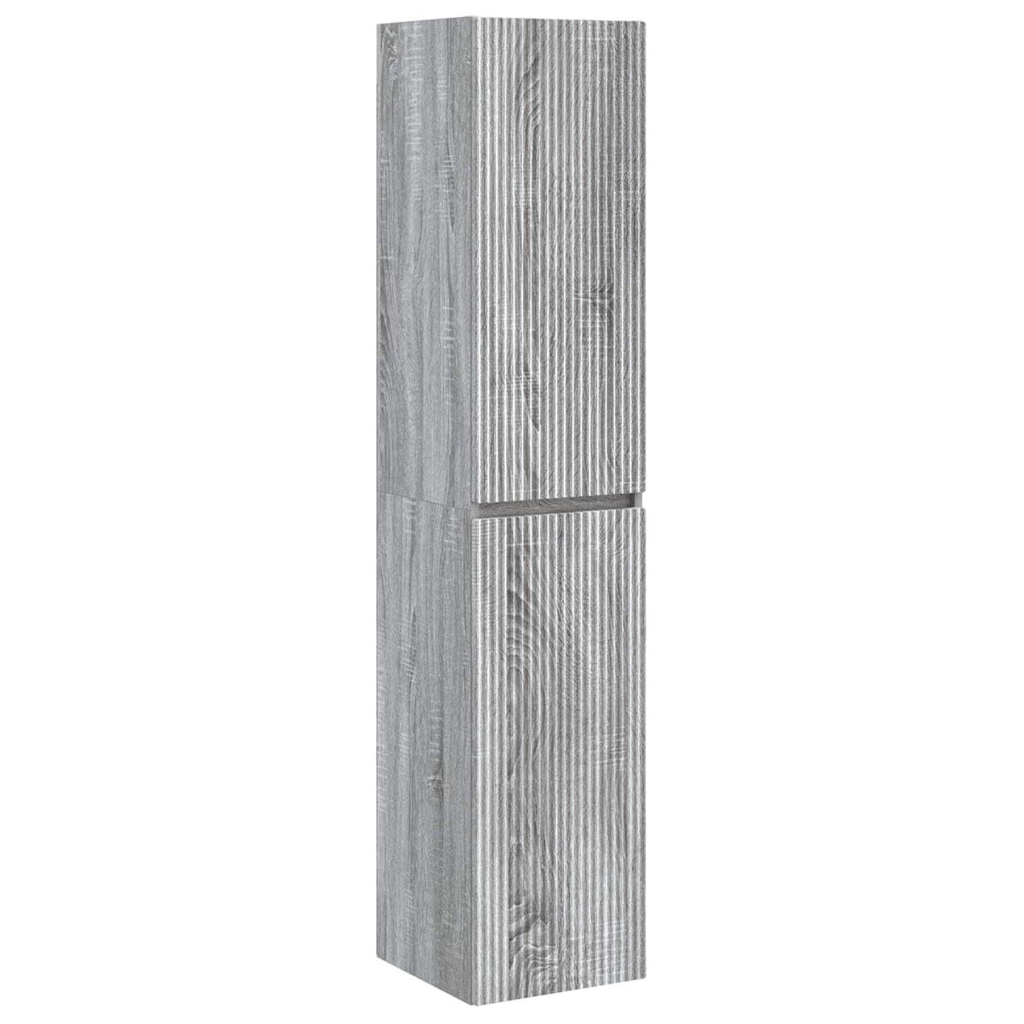 Badkamermeubelset 5 pcs Grijs Sonoma Bewerkt hout en glas is nu te koop bij PeponiXL, paradijselijk wonen!