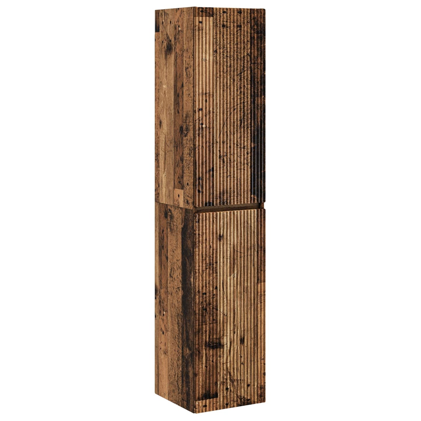 Badkamermeubelset 5 pcs Oud hout Bewerkt hout en glas is nu te koop bij PeponiXL, paradijselijk wonen!
