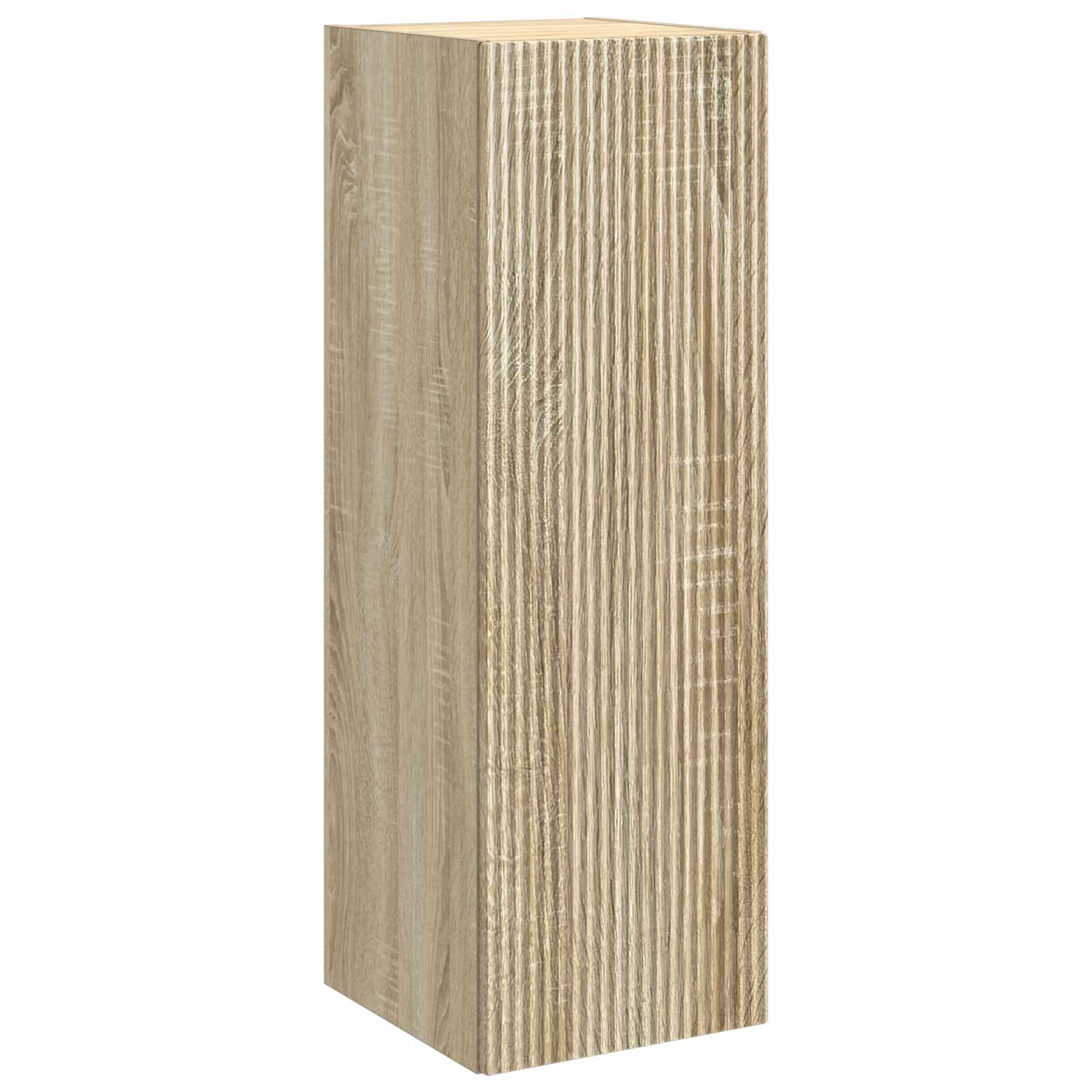 Badkamermeubelset 5 pcs Sonoma Eiken Bewerkt hout en glas is nu te koop bij PeponiXL, paradijselijk wonen!