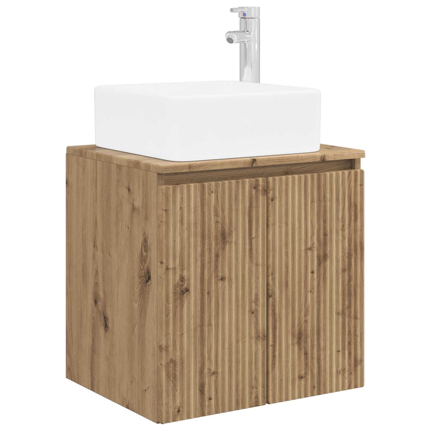 Badkamerkastenset 5 pcs Artisanaal eiken 50 x 14,5 x 70 cm is nu te koop bij PeponiXL, paradijselijk wonen!