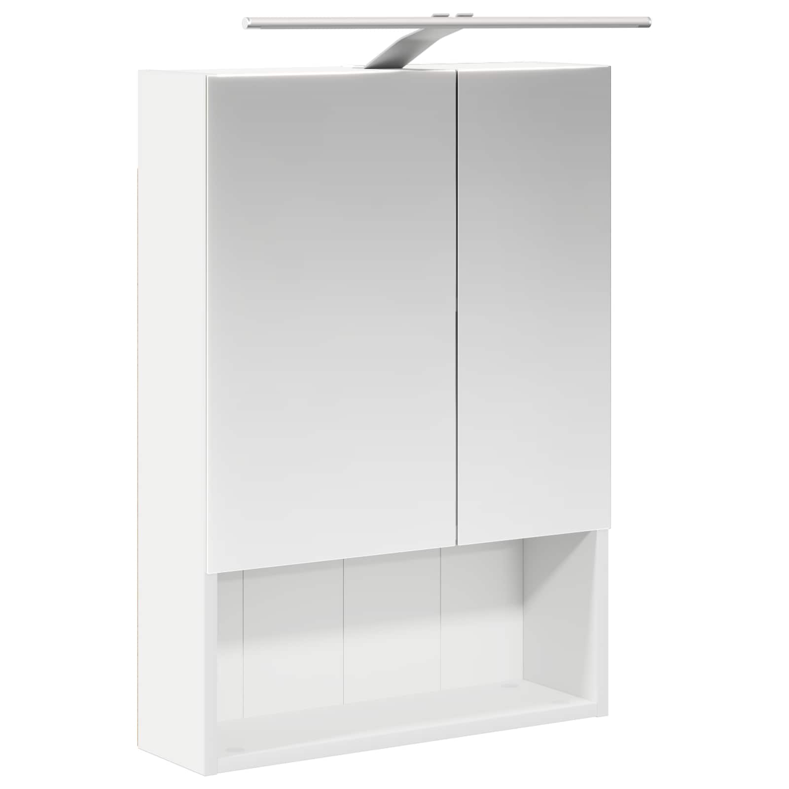Badkamerkastenset 5 pcs Wit 50 x 14,5 x 70 cm Bewerkt hout is nu te koop bij PeponiXL, paradijselijk wonen!