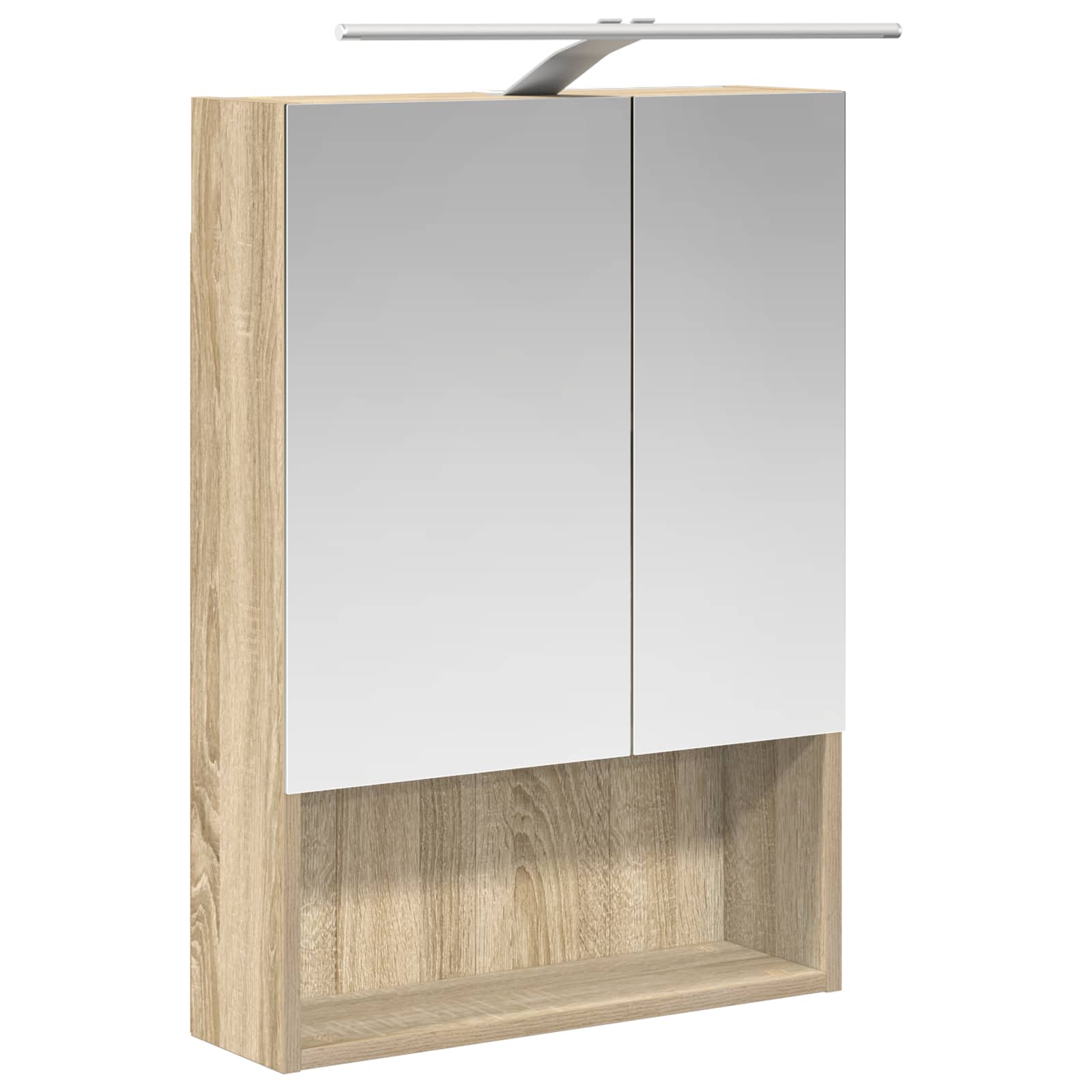 Badkamerkastenset 5 pcs Sonoma Eiken 50 x 14,5 x 70 cm is nu te koop bij PeponiXL, paradijselijk wonen!