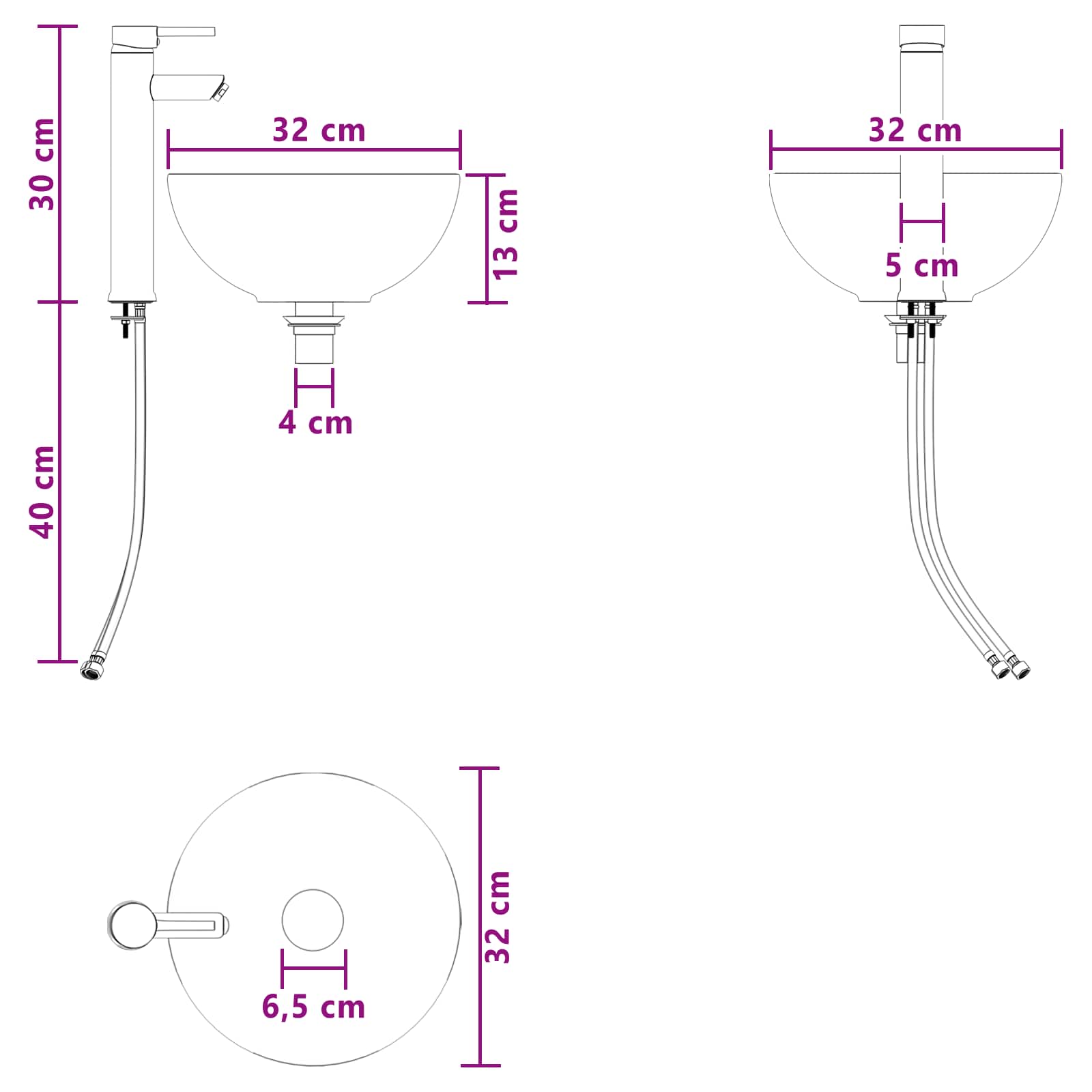 Badkamermeubelset 4 pcs Betongrijs Bewerkt hout en glas is nu te koop bij PeponiXL, paradijselijk wonen!
