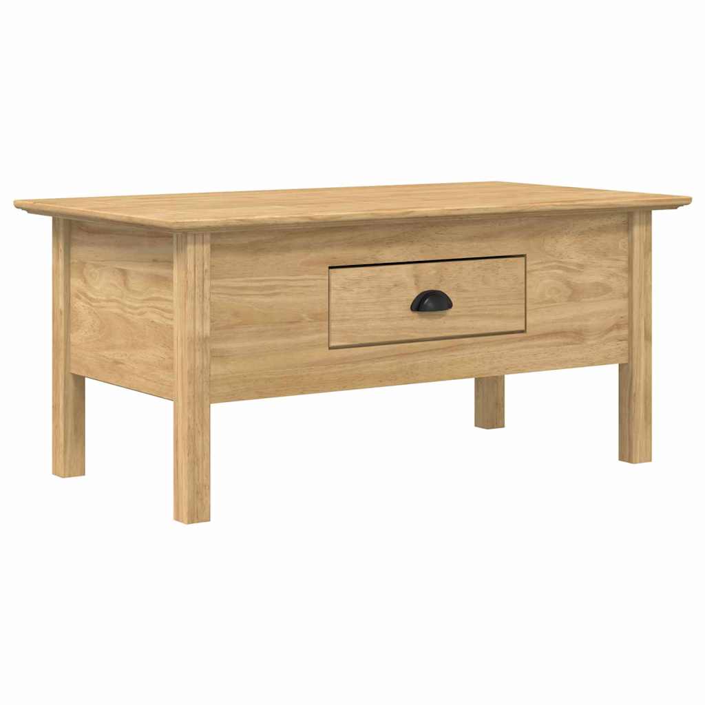 Salontafel BODO Honingbruin 100 x 55 x 45,8 cm Bewerkt hout is nu te koop bij PeponiXL, paradijselijk wonen!