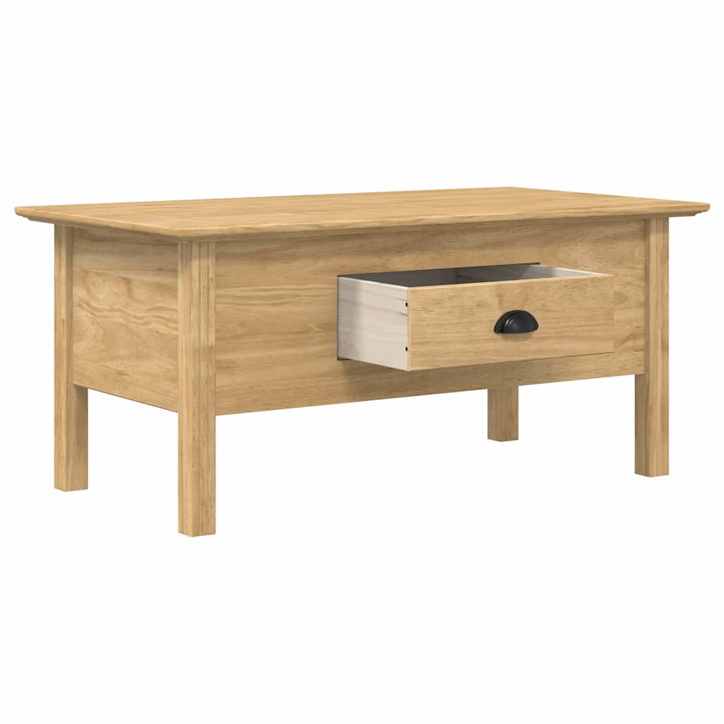 Salontafel BODO Honingbruin 100 x 55 x 45,8 cm Bewerkt hout is nu te koop bij PeponiXL, paradijselijk wonen!