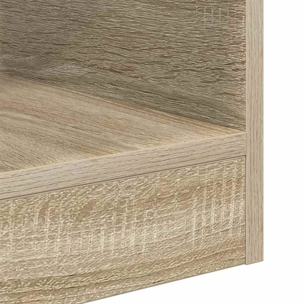 Bijzettafel 2 pcs Sonoma Eiken 30,5 x 30 x 45 cm Bewerkt hout is nu te koop bij PeponiXL, paradijselijk wonen!