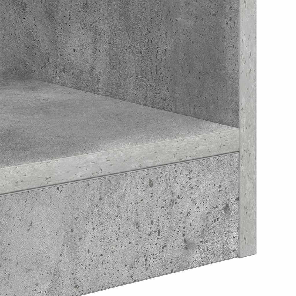 Bijzettafel 2 pcs Beton Grijs 30,5 x 30 x 45 cm Bewerkt hout is nu te koop bij PeponiXL, paradijselijk wonen!