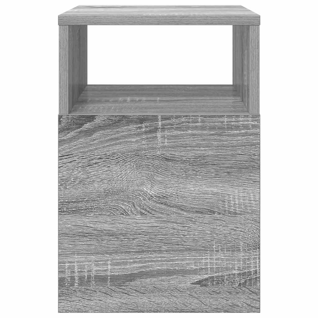 Bijzettafel Grijs Sonoma 30,5 x 30 x 45 cm Bewerkt hout is nu te koop bij PeponiXL, paradijselijk wonen!