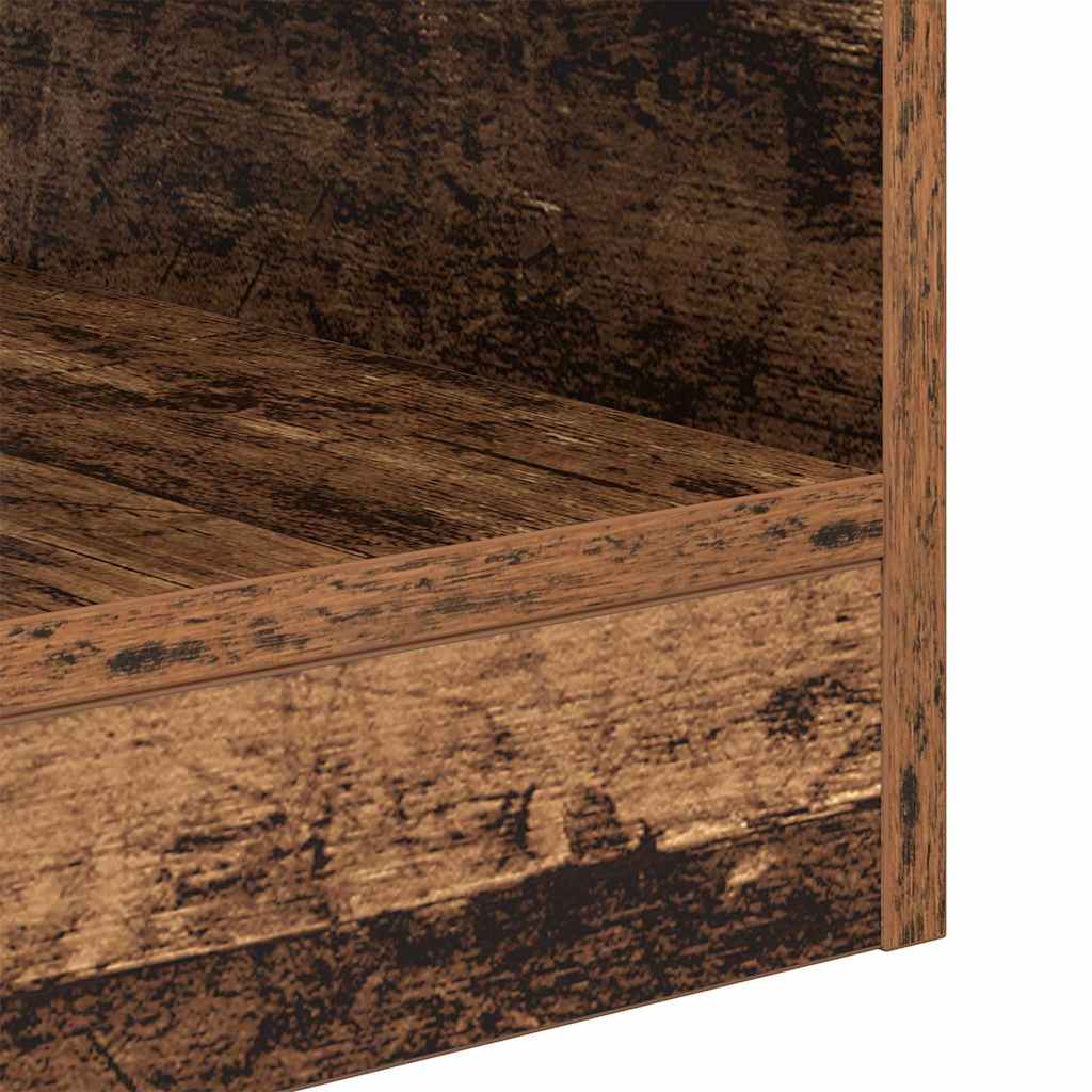 Bijzettafel Oudhout 30,5 x 30 x 45 cm Bewerkt hout is nu te koop bij PeponiXL, paradijselijk wonen!