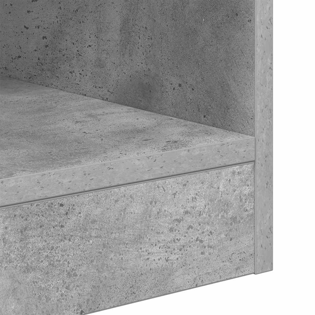Bijzettafel Beton Grijs 40,5 x 40 x 45 cm Bewerkt hout is nu te koop bij PeponiXL, paradijselijk wonen!