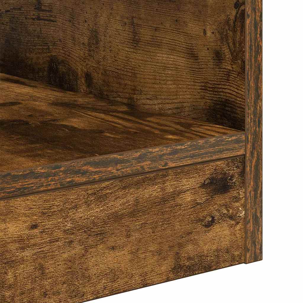 Bijzettafel 2 pcs Gerookt eiken 40,5 x 40 x 45 cm Bewerkt hout is nu te koop bij PeponiXL, paradijselijk wonen!