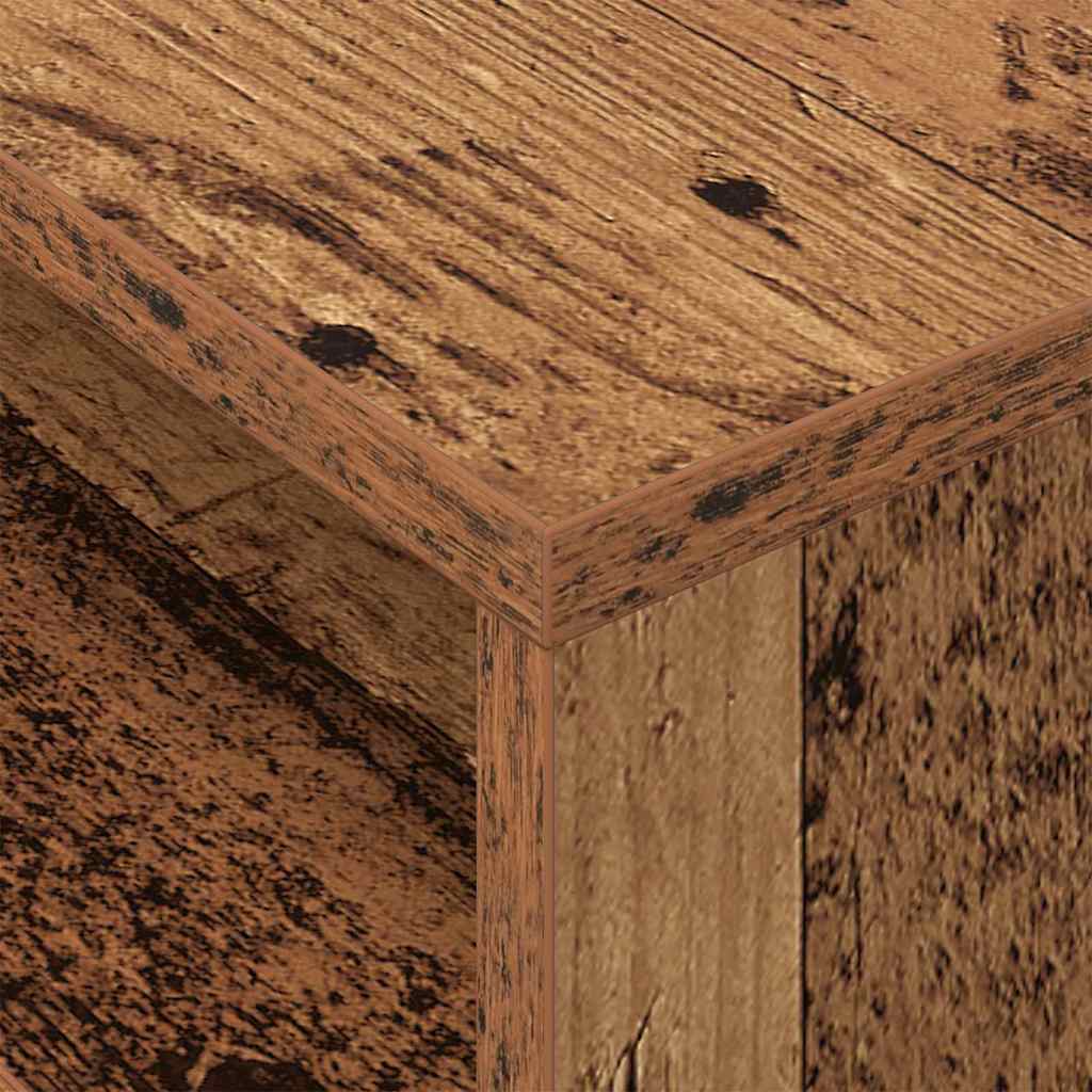 Bijzettafel Oudhout 40,5 x 40 x 45 cm Bewerkt hout is nu te koop bij PeponiXL, paradijselijk wonen!