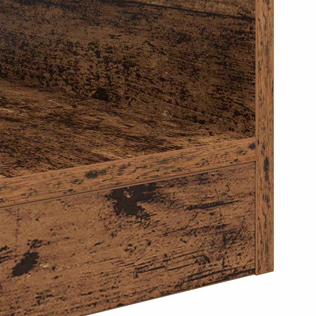 Bijzettafel Oudhout 40,5 x 40 x 45 cm Bewerkt hout is nu te koop bij PeponiXL, paradijselijk wonen!
