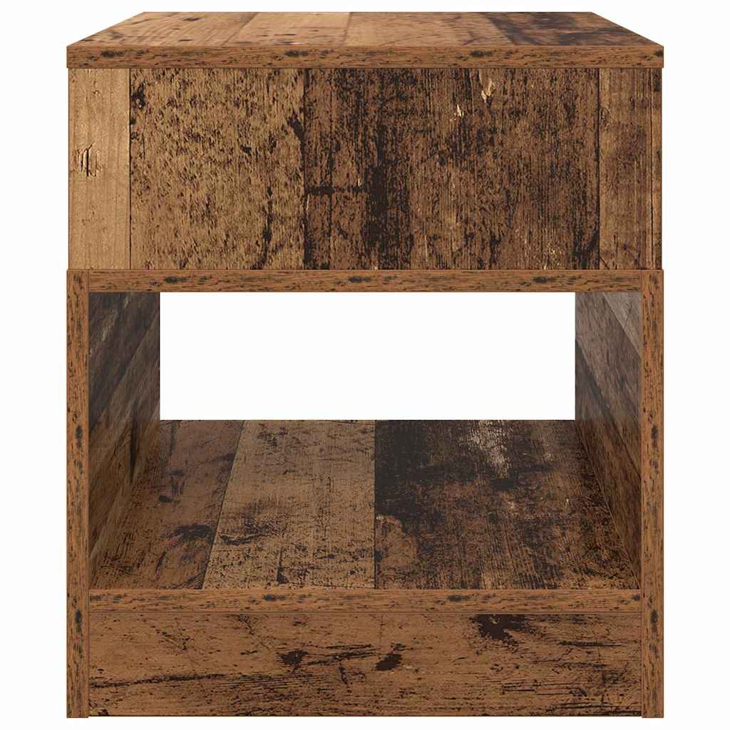 Bijzettafel 2 pcs Oudhout 40,5 x 40 x 45 cm Bewerkt hout is nu te koop bij PeponiXL, paradijselijk wonen!