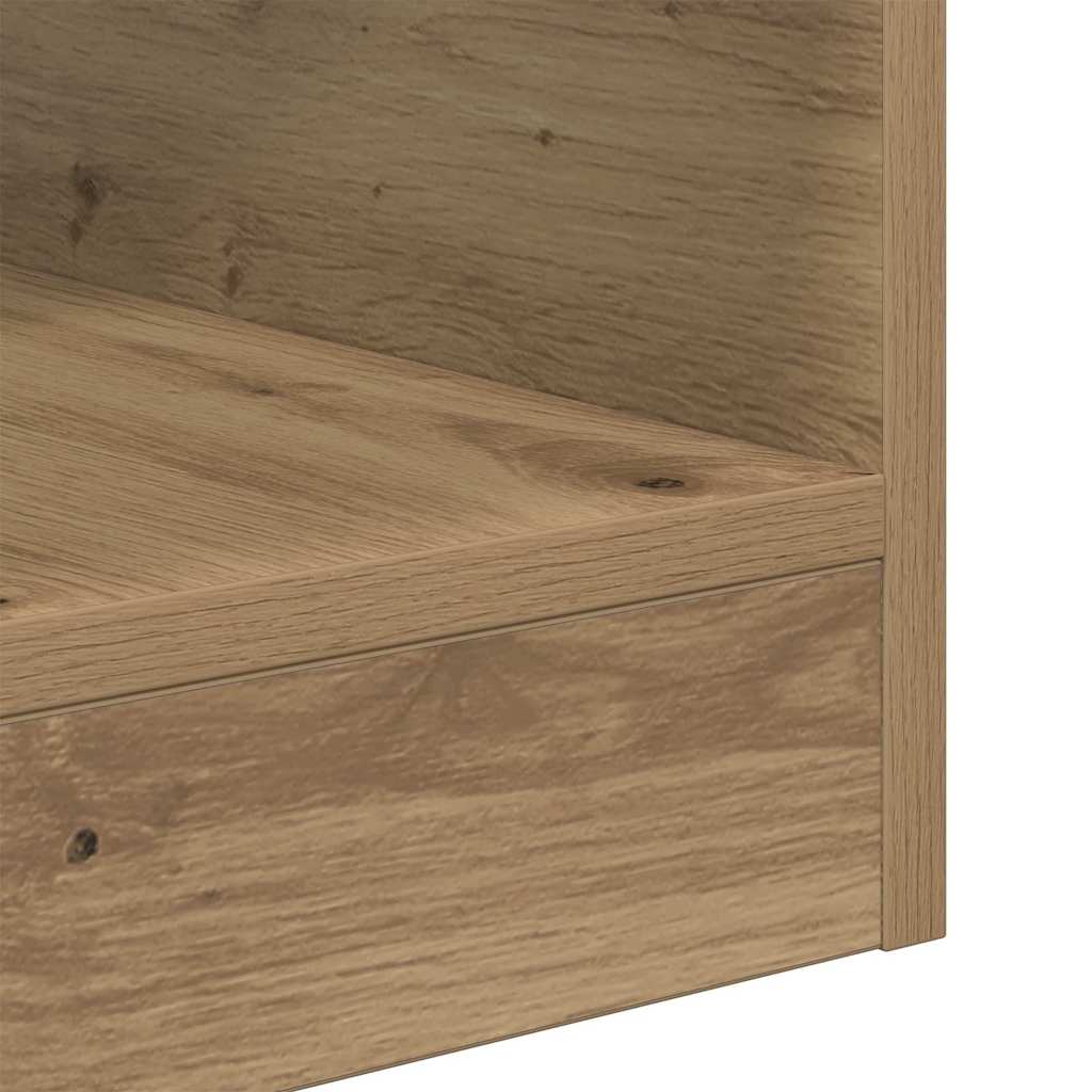 Bijzettafel Artisan Eiken 40,5 x 40 x 45 cm Bewerkt hout is nu te koop bij PeponiXL, paradijselijk wonen!