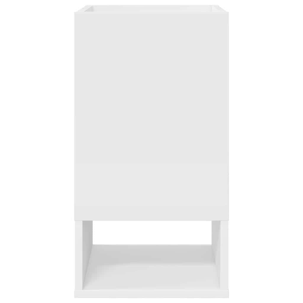 Bijzettafel 2 pcs Wit 30 x 30 x 56 cm Bewerkt hout is nu te koop bij PeponiXL, paradijselijk wonen!