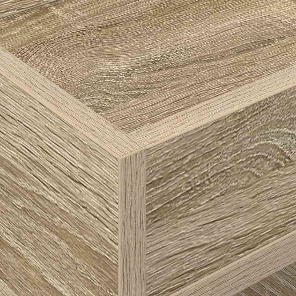 Bijzettafel 2 pcs Sonoma Eiken 30 x 30 x 56 cm Bewerkt hout is nu te koop bij PeponiXL, paradijselijk wonen!