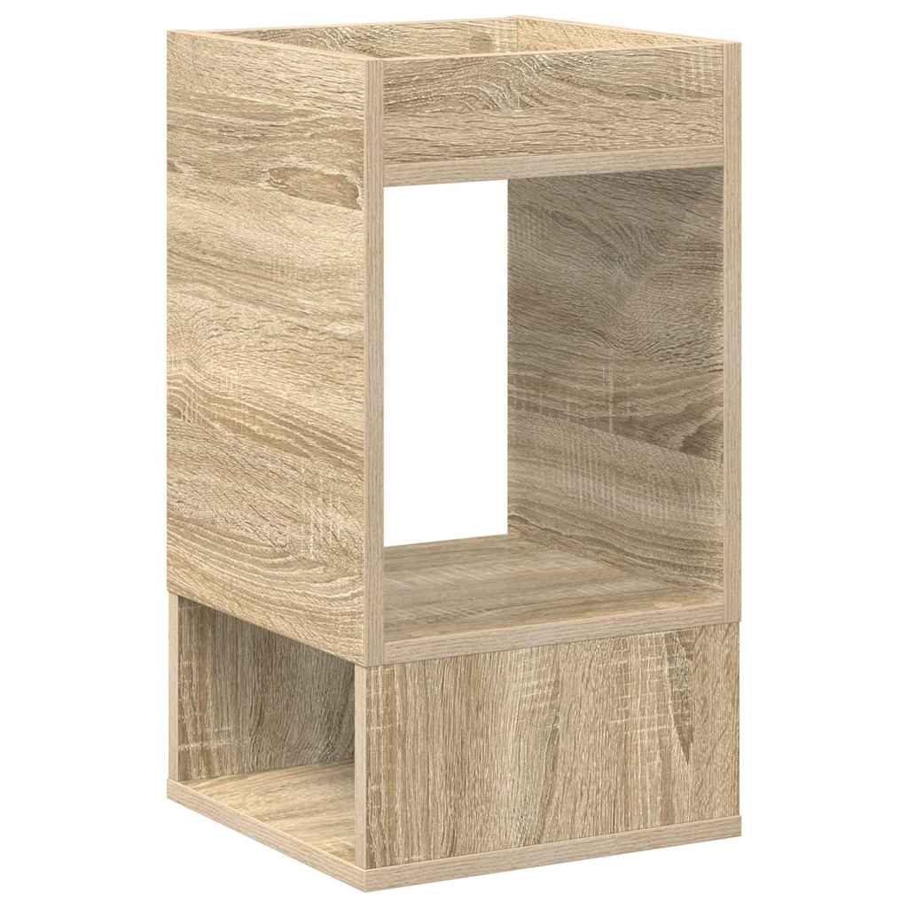 Bijzettafel 2 pcs Sonoma Eiken 30 x 30 x 56 cm Bewerkt hout is nu te koop bij PeponiXL, paradijselijk wonen!