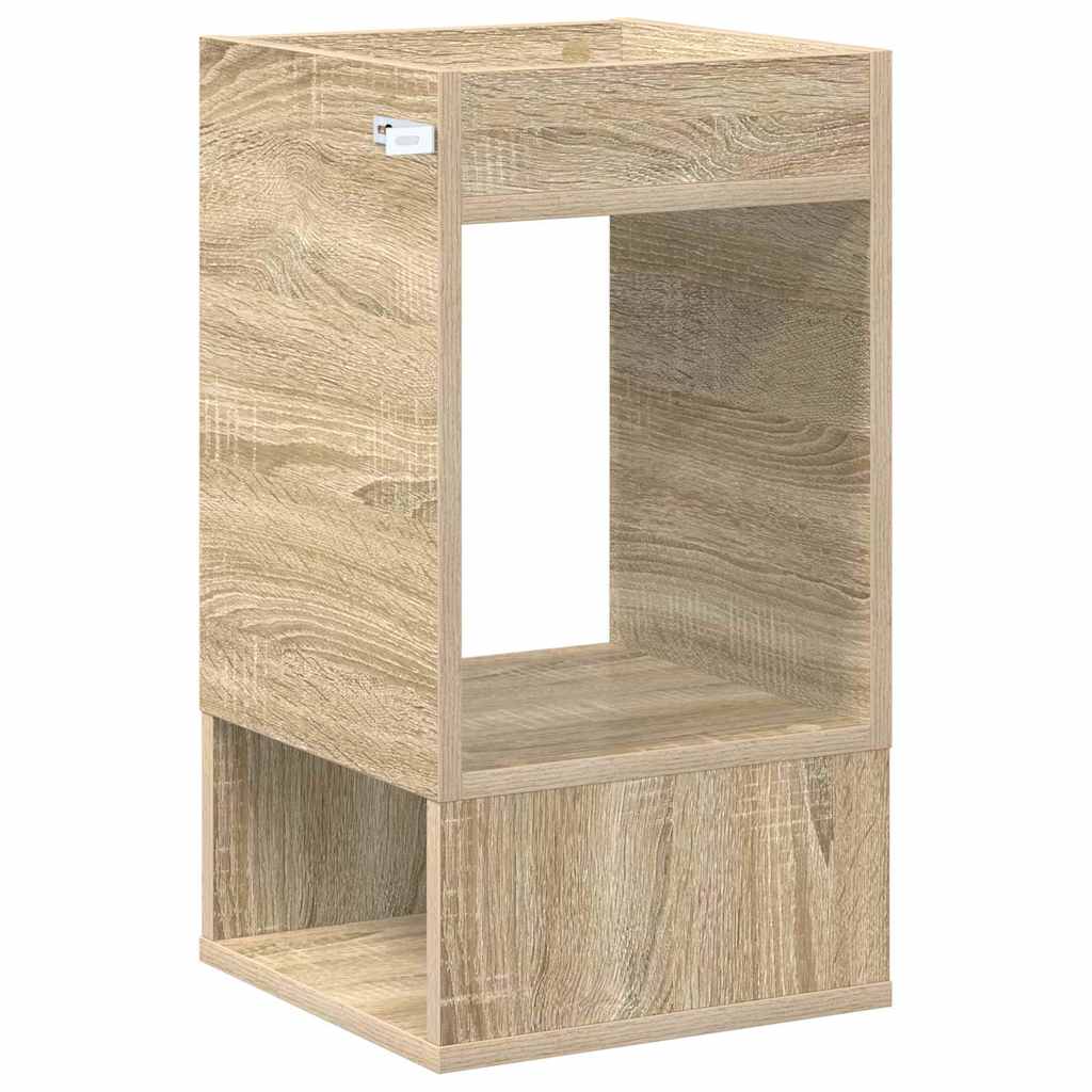 Bijzettafel 2 pcs Sonoma Eiken 30 x 30 x 56 cm Bewerkt hout is nu te koop bij PeponiXL, paradijselijk wonen!