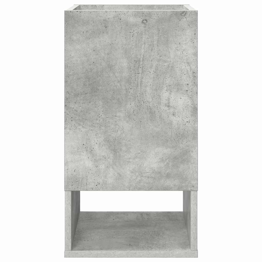 Bijzettafel 2 pcs Beton Grijs 30 x 30 x 56 cm Bewerkt hout is nu te koop bij PeponiXL, paradijselijk wonen!