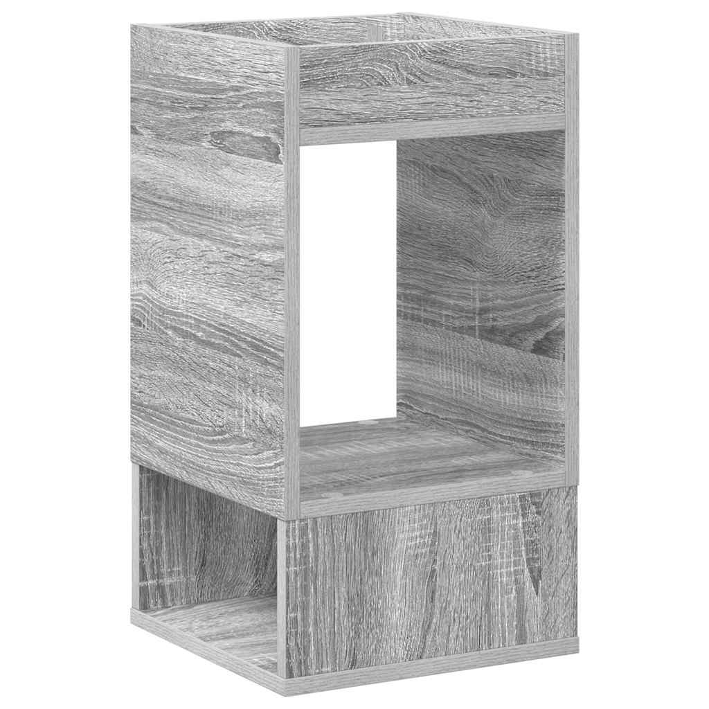 Bijzettafel Grijs Sonoma 30 x 30 x 56 cm Bewerkt hout is nu te koop bij PeponiXL, paradijselijk wonen!