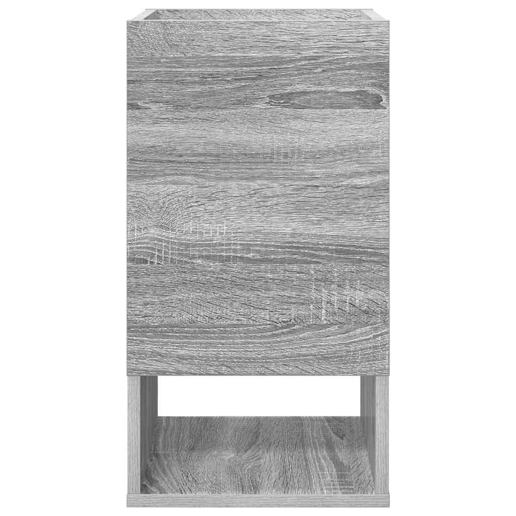 Bijzettafel Grijs Sonoma 30 x 30 x 56 cm Bewerkt hout is nu te koop bij PeponiXL, paradijselijk wonen!