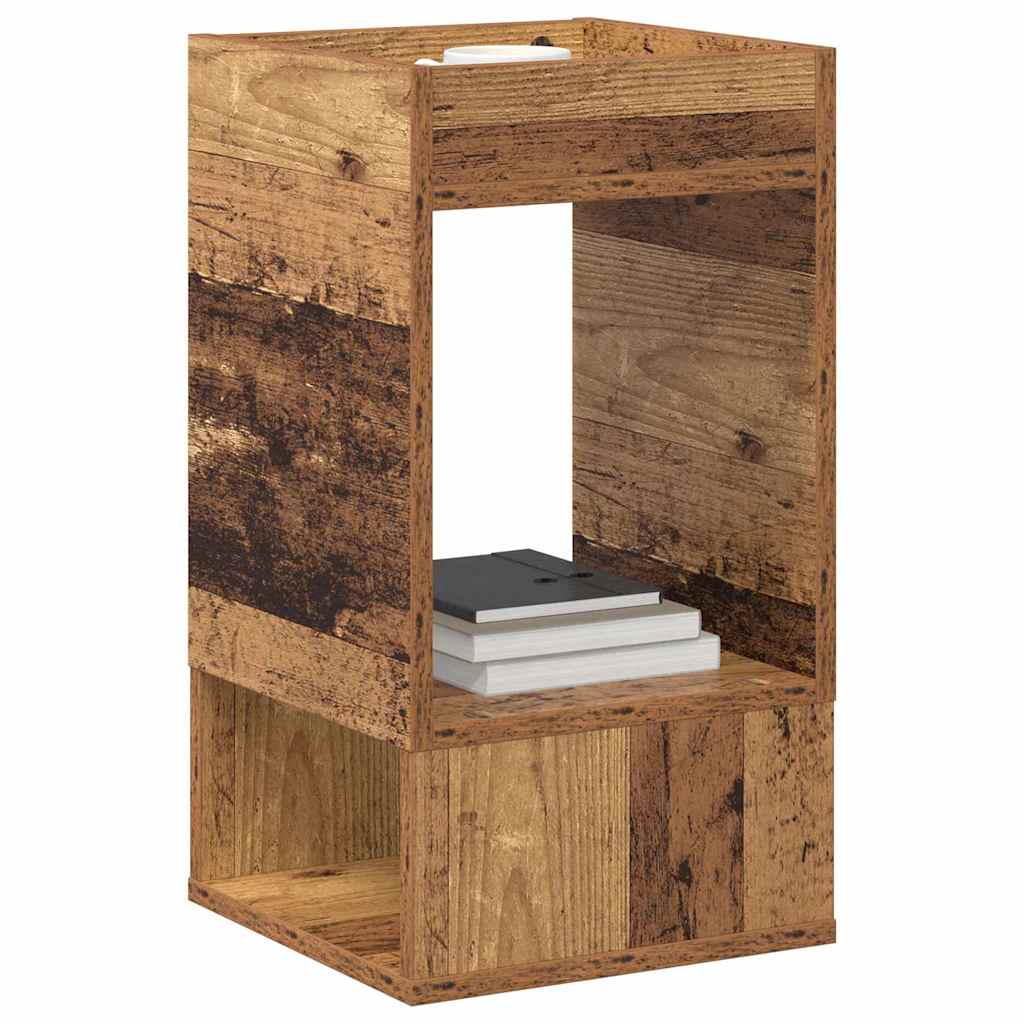 Bijzettafel Oudhout 30 x 30 x 56 cm Bewerkt hout is nu te koop bij PeponiXL, paradijselijk wonen!