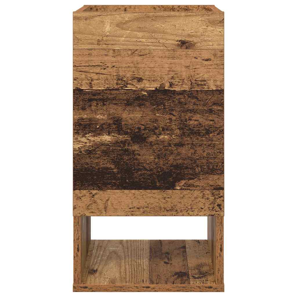 Bijzettafel Oudhout 30 x 30 x 56 cm Bewerkt hout is nu te koop bij PeponiXL, paradijselijk wonen!