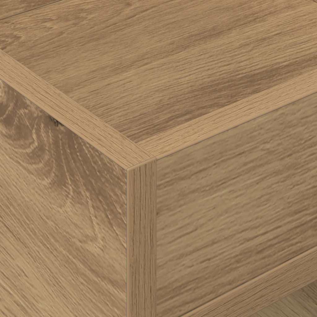 Bijzettafel Artisan Eiken 30 x 30 x 56 cm Bewerkt hout is nu te koop bij PeponiXL, paradijselijk wonen!