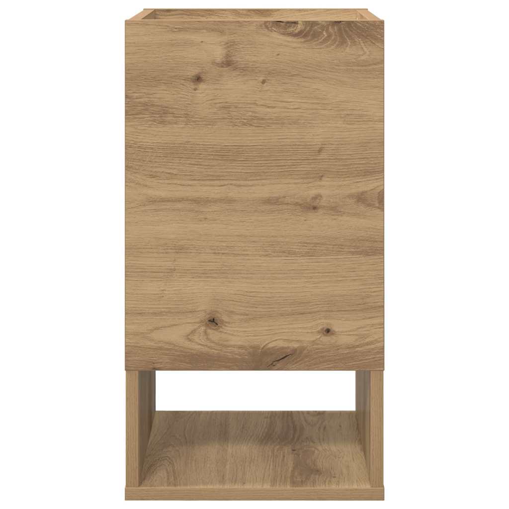Bijzettafel Artisan Eiken 30 x 30 x 56 cm Bewerkt hout is nu te koop bij PeponiXL, paradijselijk wonen!