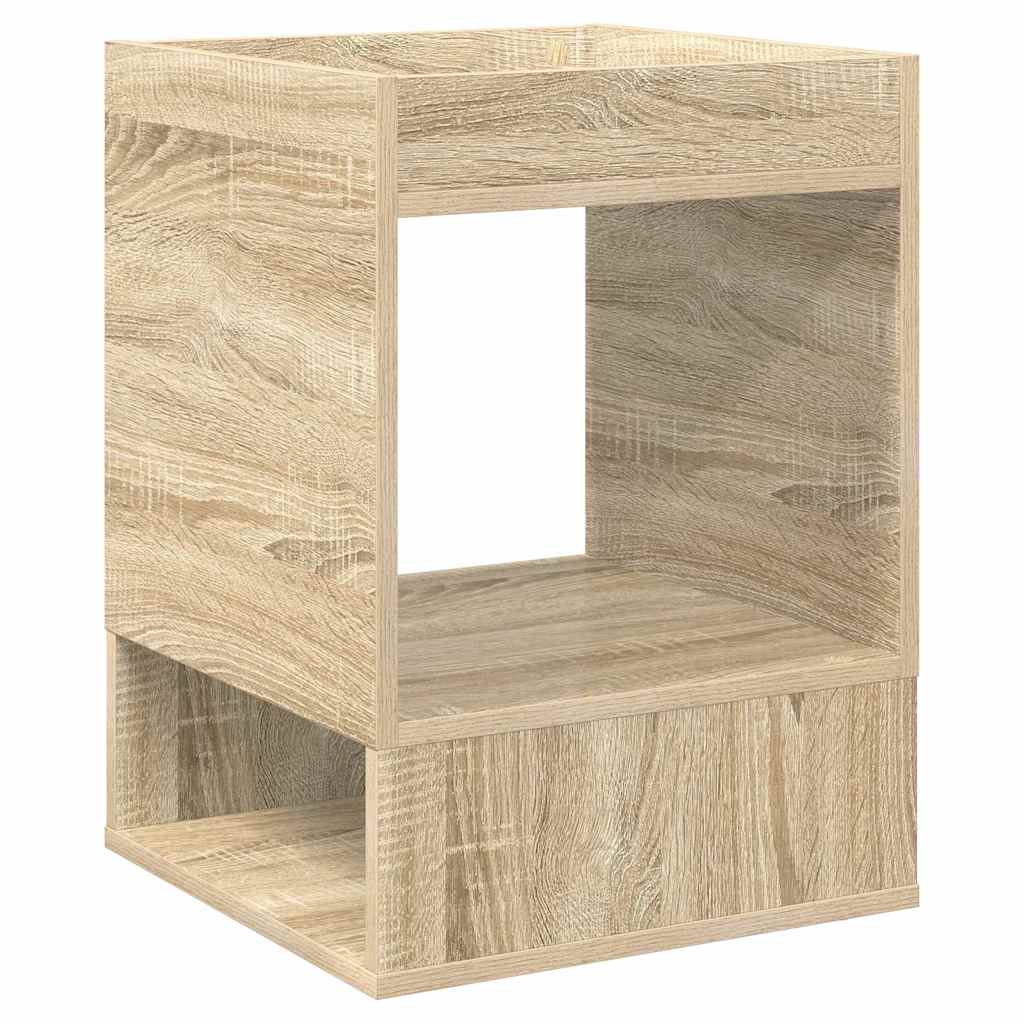 Bijzettafel 2 pcs Sonoma Eiken 40 x 40 x 56 cm Bewerkt hout is nu te koop bij PeponiXL, paradijselijk wonen!