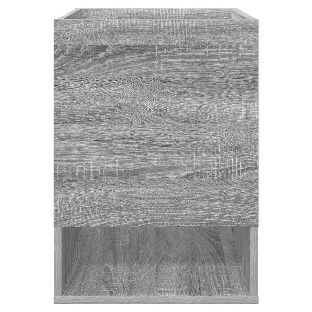 Bijzettafel 2 pcs Grijs Sonoma 40 x 40 x 56 cm Bewerkt hout is nu te koop bij PeponiXL, paradijselijk wonen!