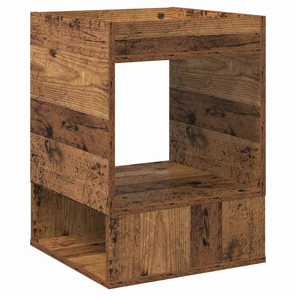 Bijzettafel Oudhout 40 x 40 x 56 cm Bewerkt hout is nu te koop bij PeponiXL, paradijselijk wonen!