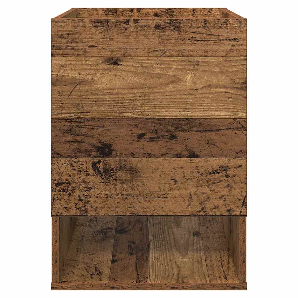 Bijzettafel 2 pcs Oudhout 40 x 40 x 56 cm Bewerkt hout is nu te koop bij PeponiXL, paradijselijk wonen!