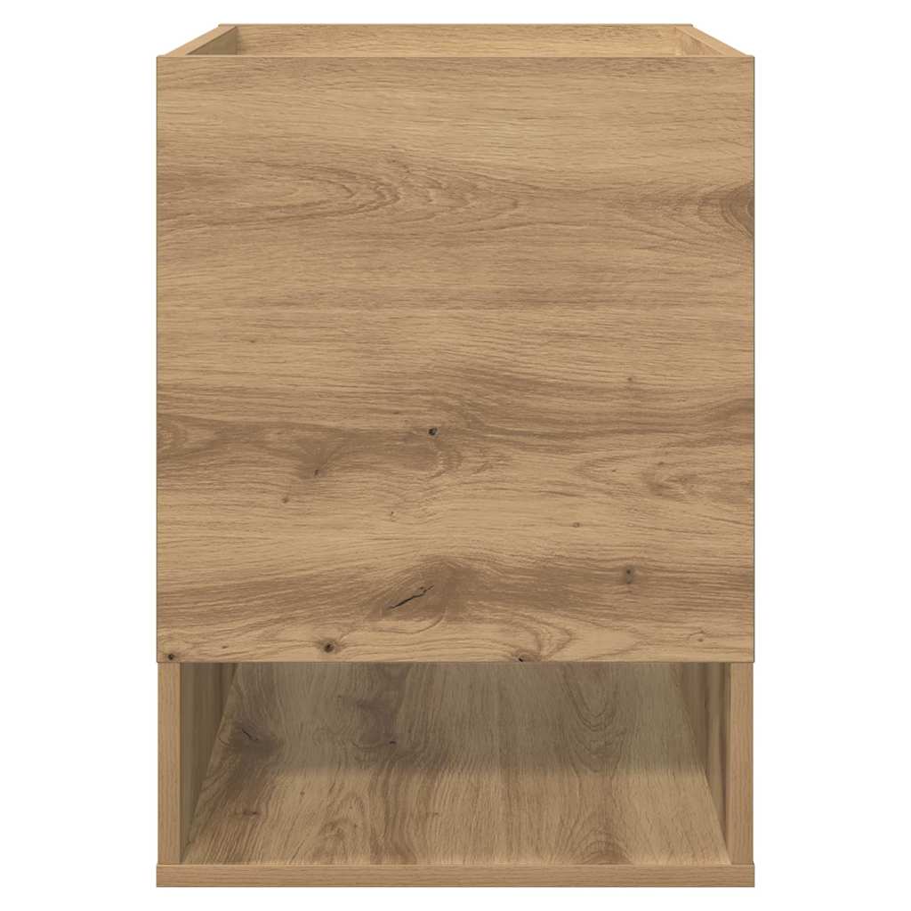 Bijzettafel 2 pcs Artisan Eiken 40 x 40 x 56 cm Bewerkt hout is nu te koop bij PeponiXL, paradijselijk wonen!