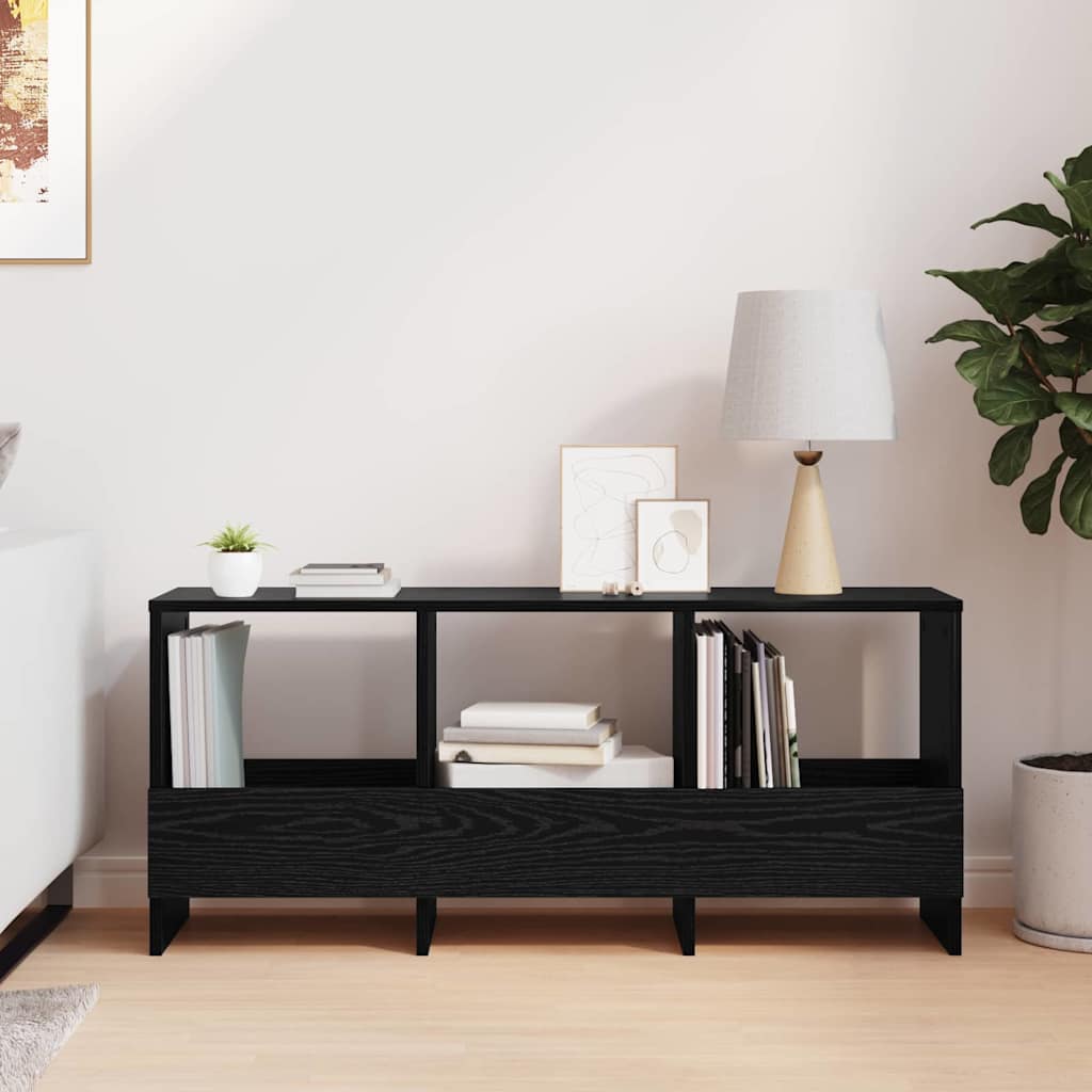 Tijdschrift Rek Zwart Eiken 102 x 30 x 45 cm is nu te koop bij PeponiXL, paradijselijk wonen!