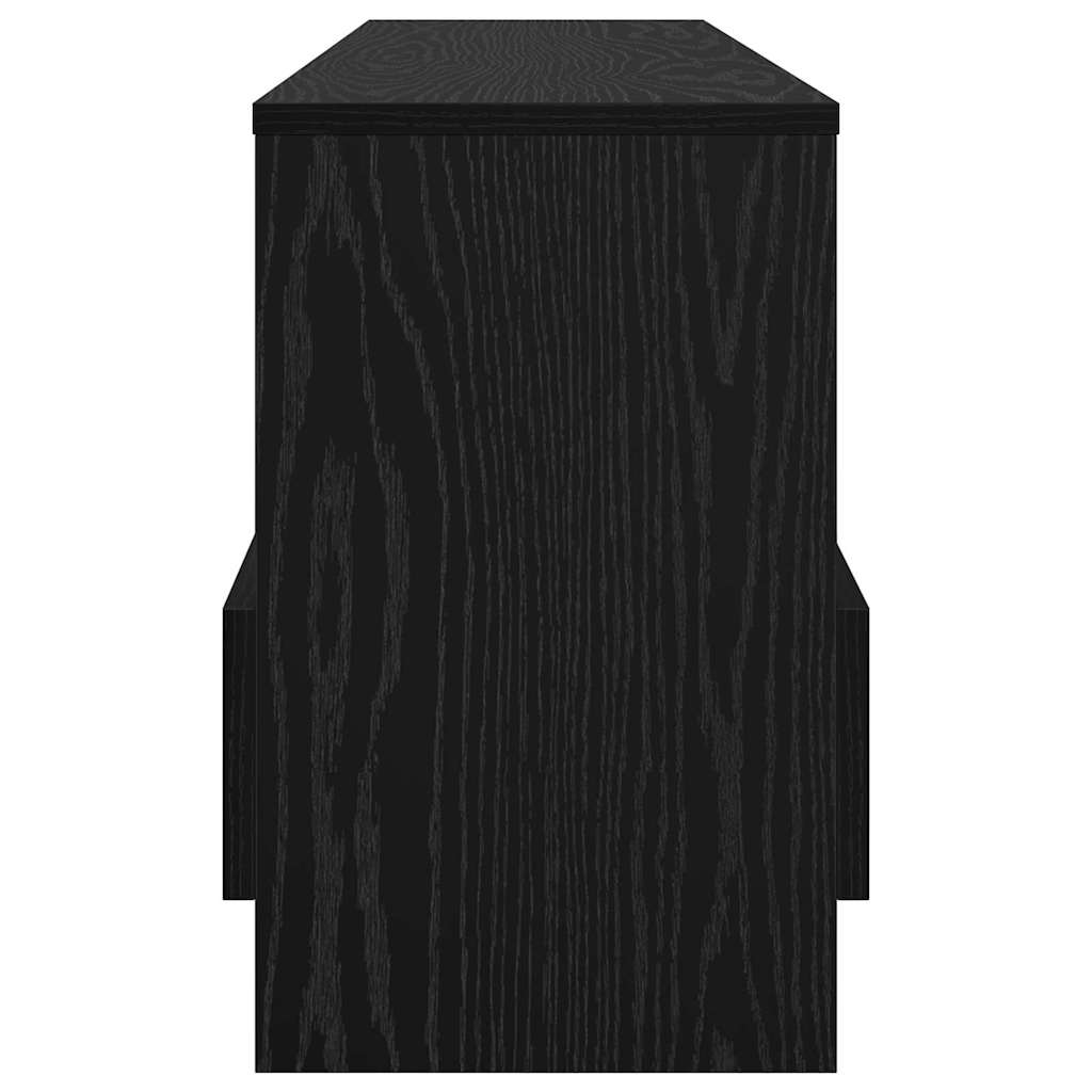 Tijdschrift Rek Zwart Eiken 102 x 30 x 45 cm is nu te koop bij PeponiXL, paradijselijk wonen!
