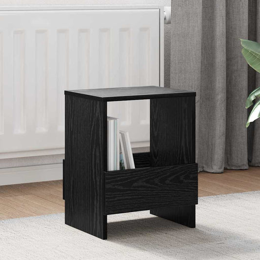 Tijdschrift Rek Zwart Eiken 35 x 30 x 45 cm is nu te koop bij PeponiXL, paradijselijk wonen!