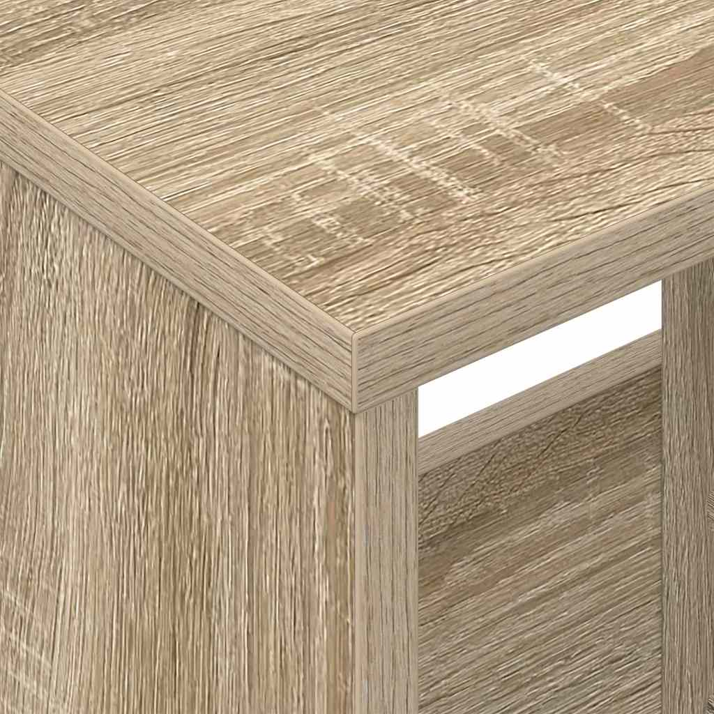 Tijdschrift Rek 2 pcs Sonoma Eiken 35 x 30 x 45 cm is nu te koop bij PeponiXL, paradijselijk wonen!