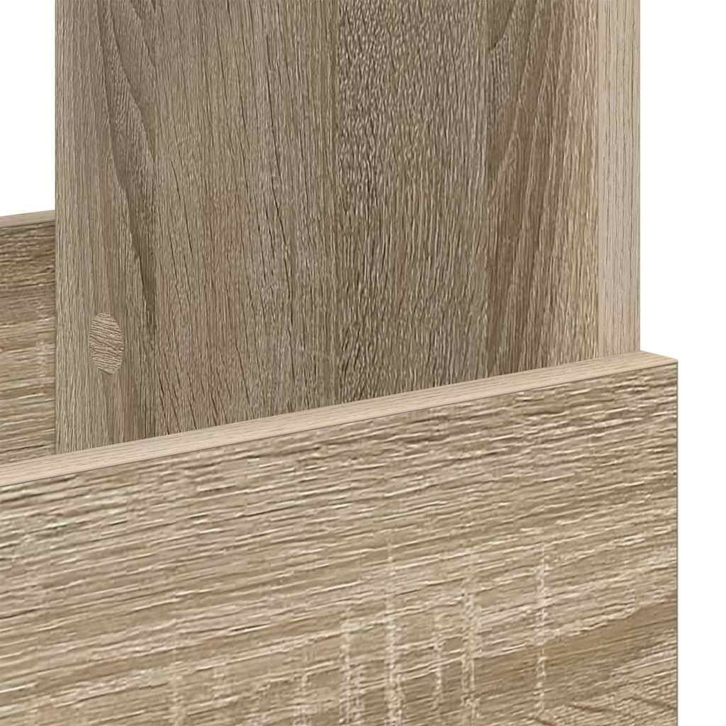 Tijdschrift Rek 2 pcs Sonoma Eiken 35 x 30 x 45 cm is nu te koop bij PeponiXL, paradijselijk wonen!