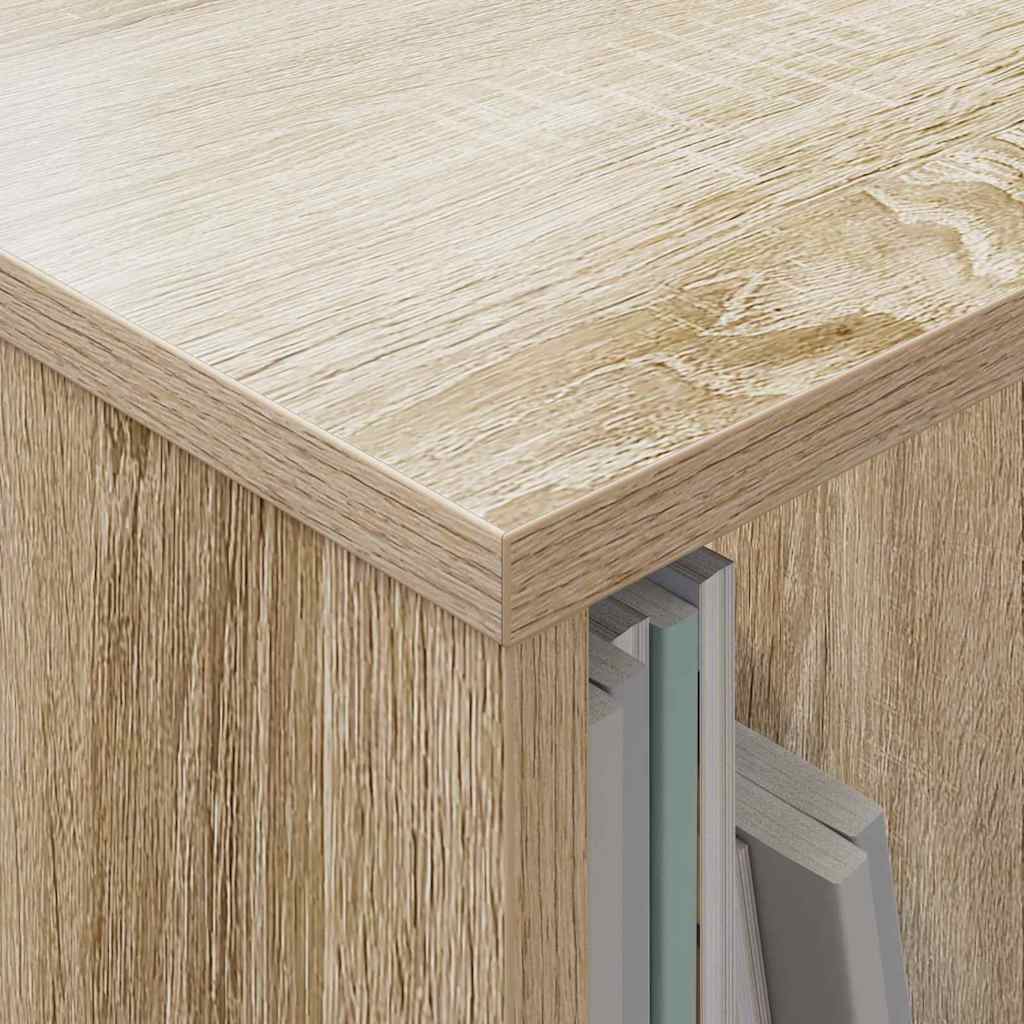 Tijdschrift Rek 2 pcs Sonoma Eiken 35 x 30 x 45 cm is nu te koop bij PeponiXL, paradijselijk wonen!