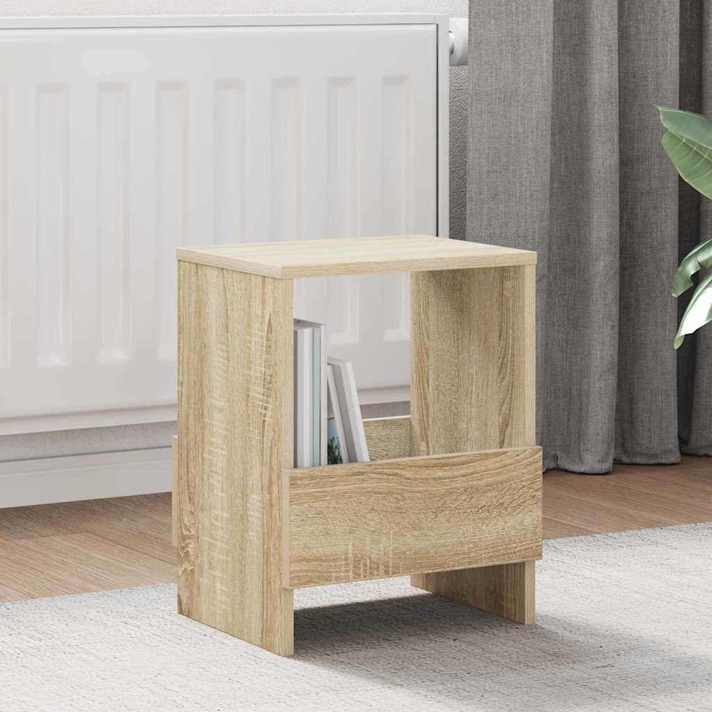 Tijdschrift Rek 2 pcs Sonoma Eiken 35 x 30 x 45 cm is nu te koop bij PeponiXL, paradijselijk wonen!